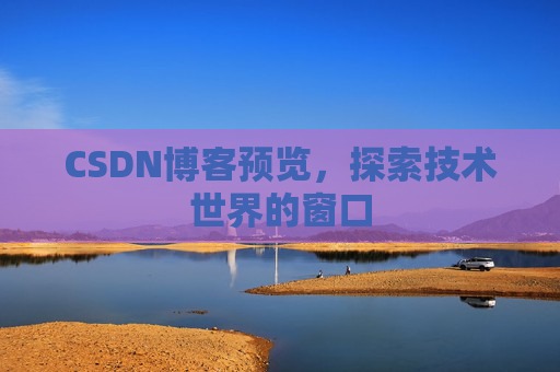 CSDN博客预览,探索技术世界的窗口